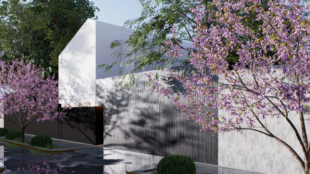 Casa Metepec. Vista desde el exterior. By Ethelett.