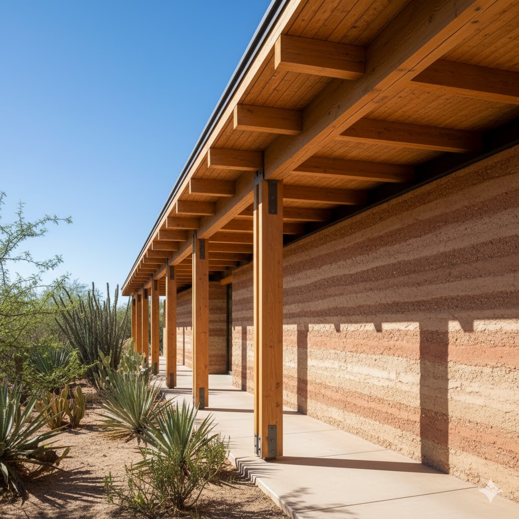 Las construcciones con materiales tradicionales tienen un mejor desempeño ambiental y un mayor confort. Arquitectura
bioclimática regional.